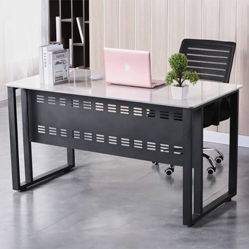 1.4m Glossy Ceramic Top Office / Study Table OT14072
